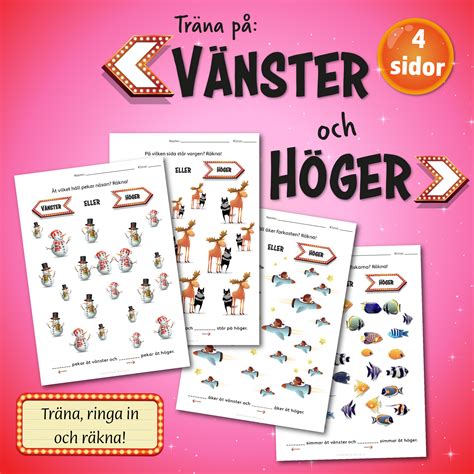 swipa höger eller vänster|Ordlista